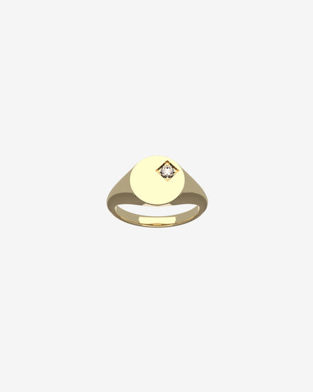 SOLID-YELLOW-GOLD-DIAMOND-SIGNET-RING-SENER-BESIM