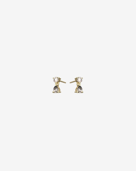 SOLID-YELLOW-GOLD-DIAMOND-TEARDROP-EARRING-SENER-BESIM
