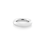 Thick Tube Ring - Silver