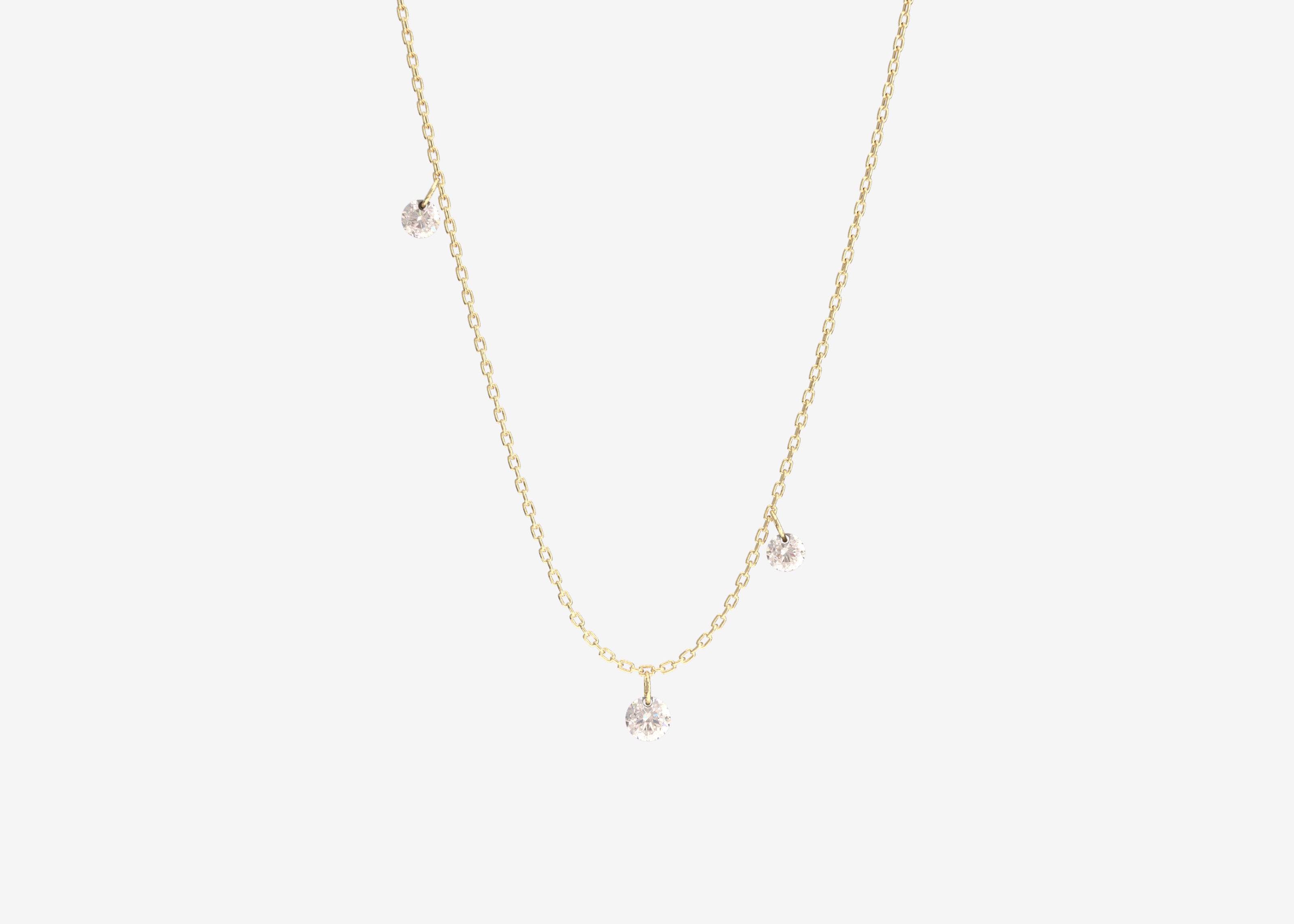 SOLID-YELLOW-GOLD-DIAMOND-NECKLACE=SENER-BESIM