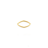 Accent Thin Stacking Ring - Gold