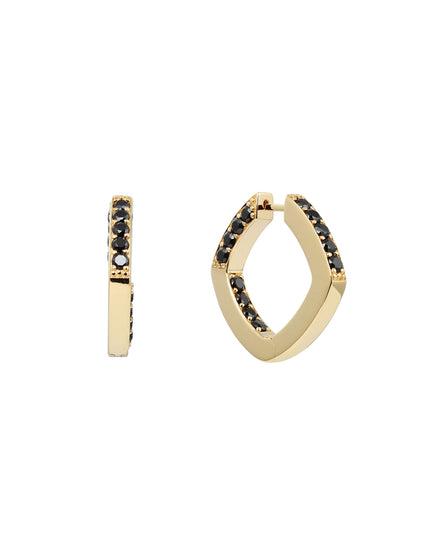    sener-besim--thick-accent-hoop-earring-onyx-earrings