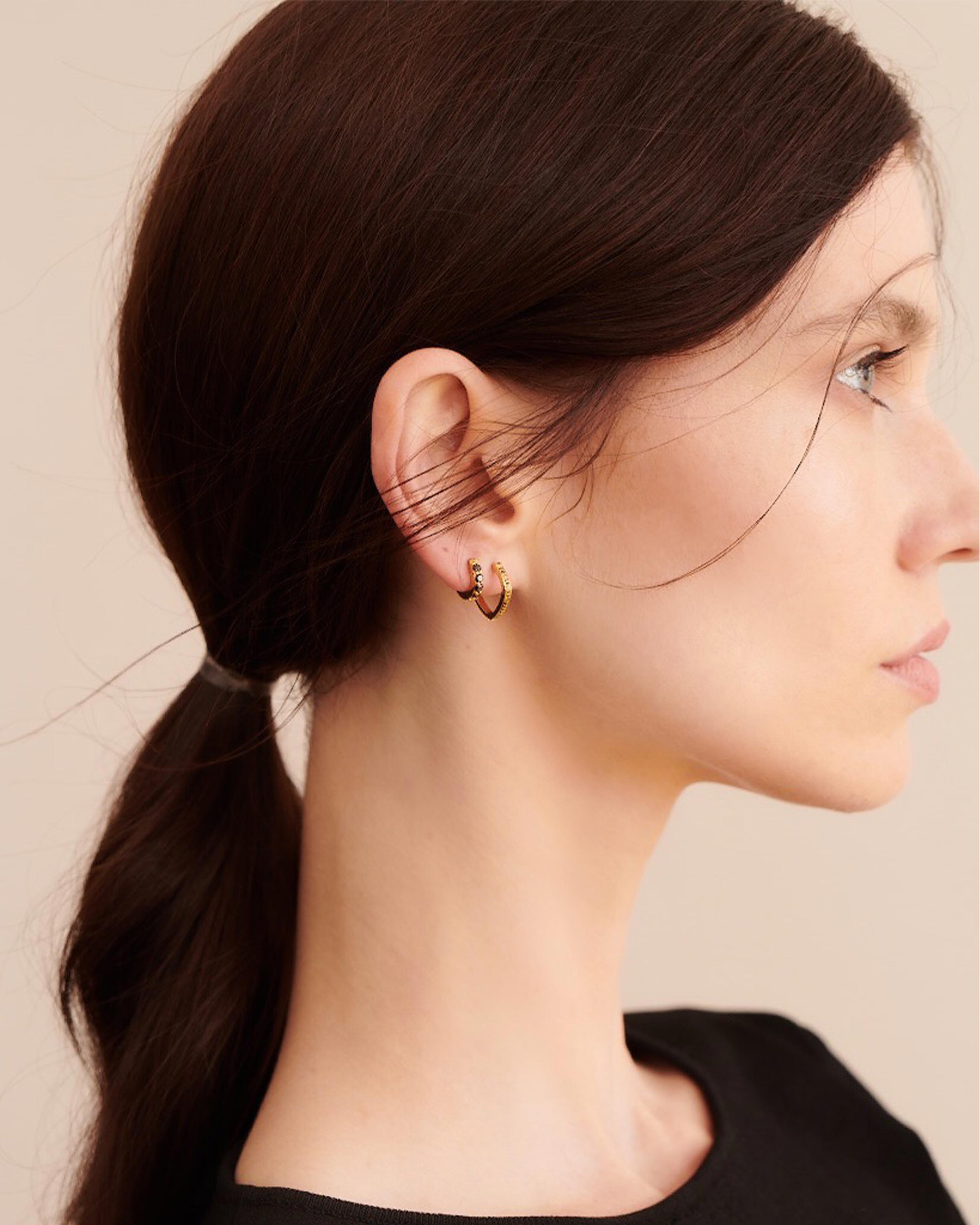      sener-besim-accent-pave-huggie-gold-black-diamond-earrings