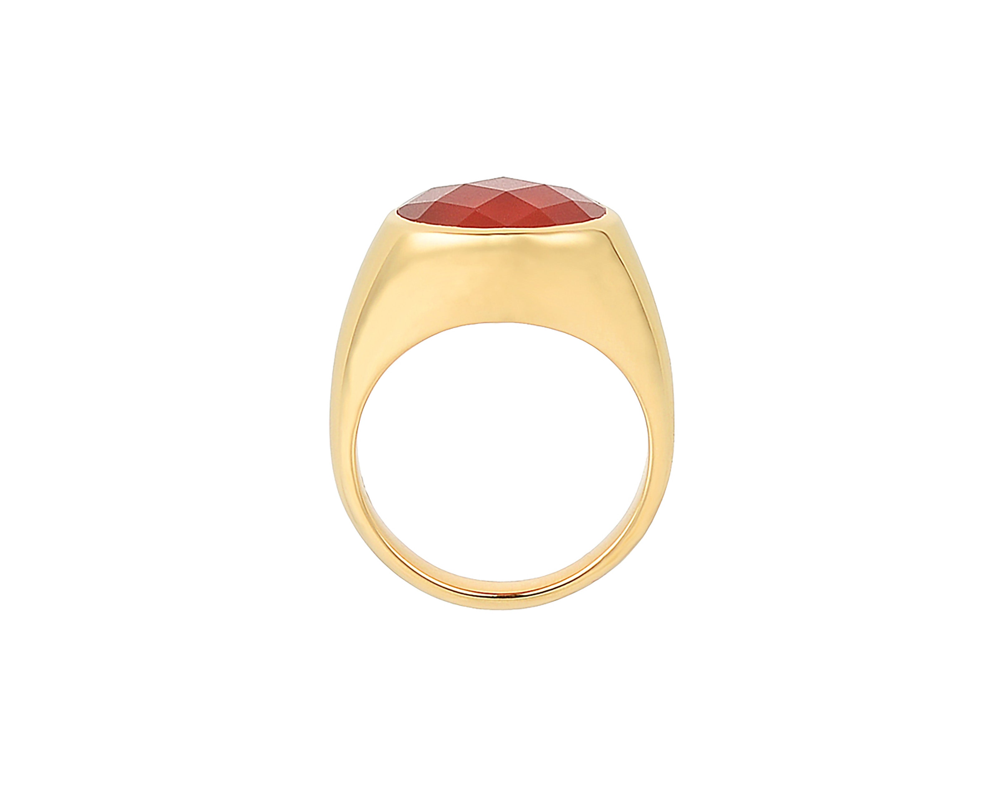Chunky Agate Ring - Detail View