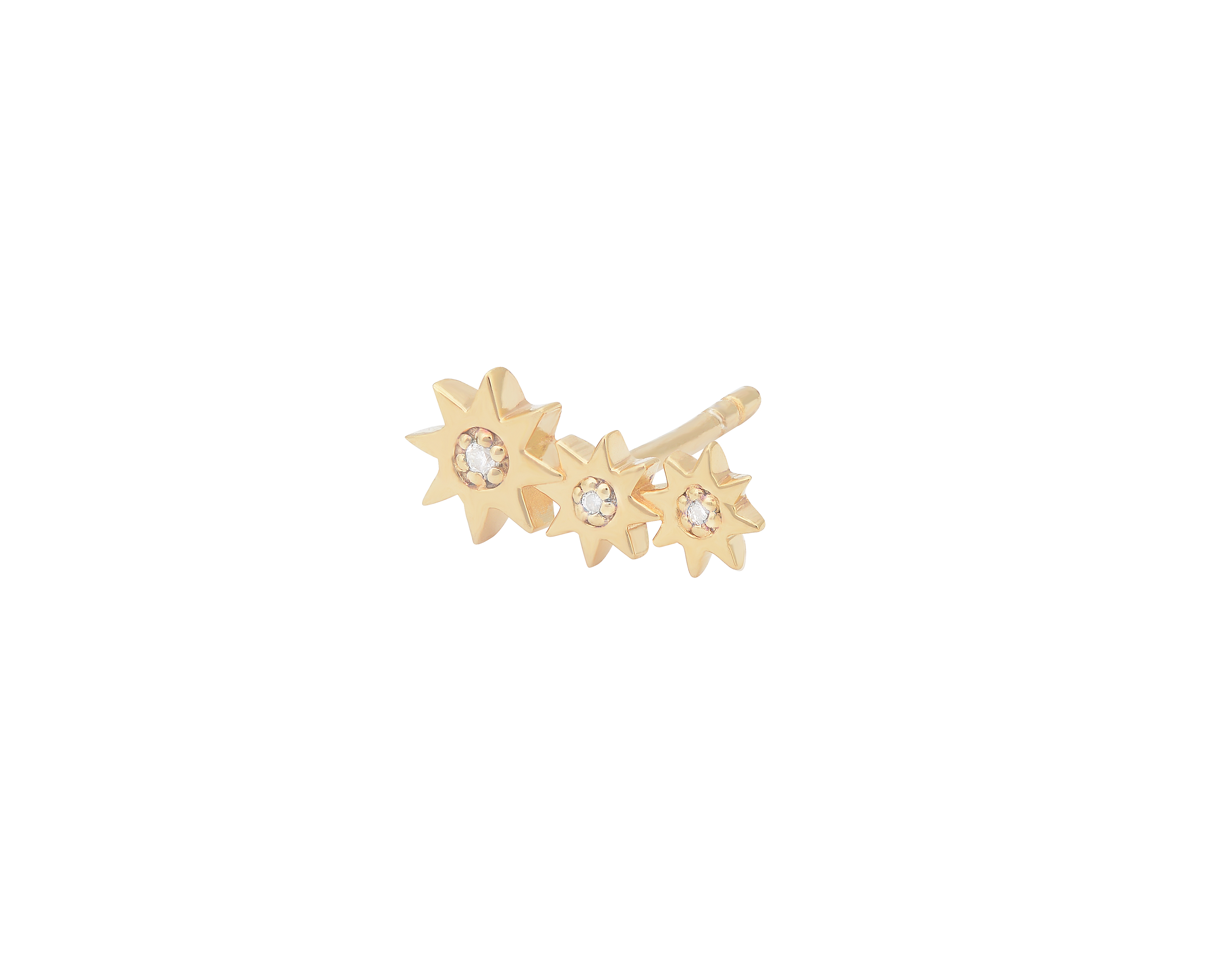    sener-besim-constellation-cluster-diamond-stud-gold-earrings