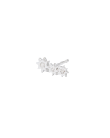 Constellation Cluster Diamond Stud Silver