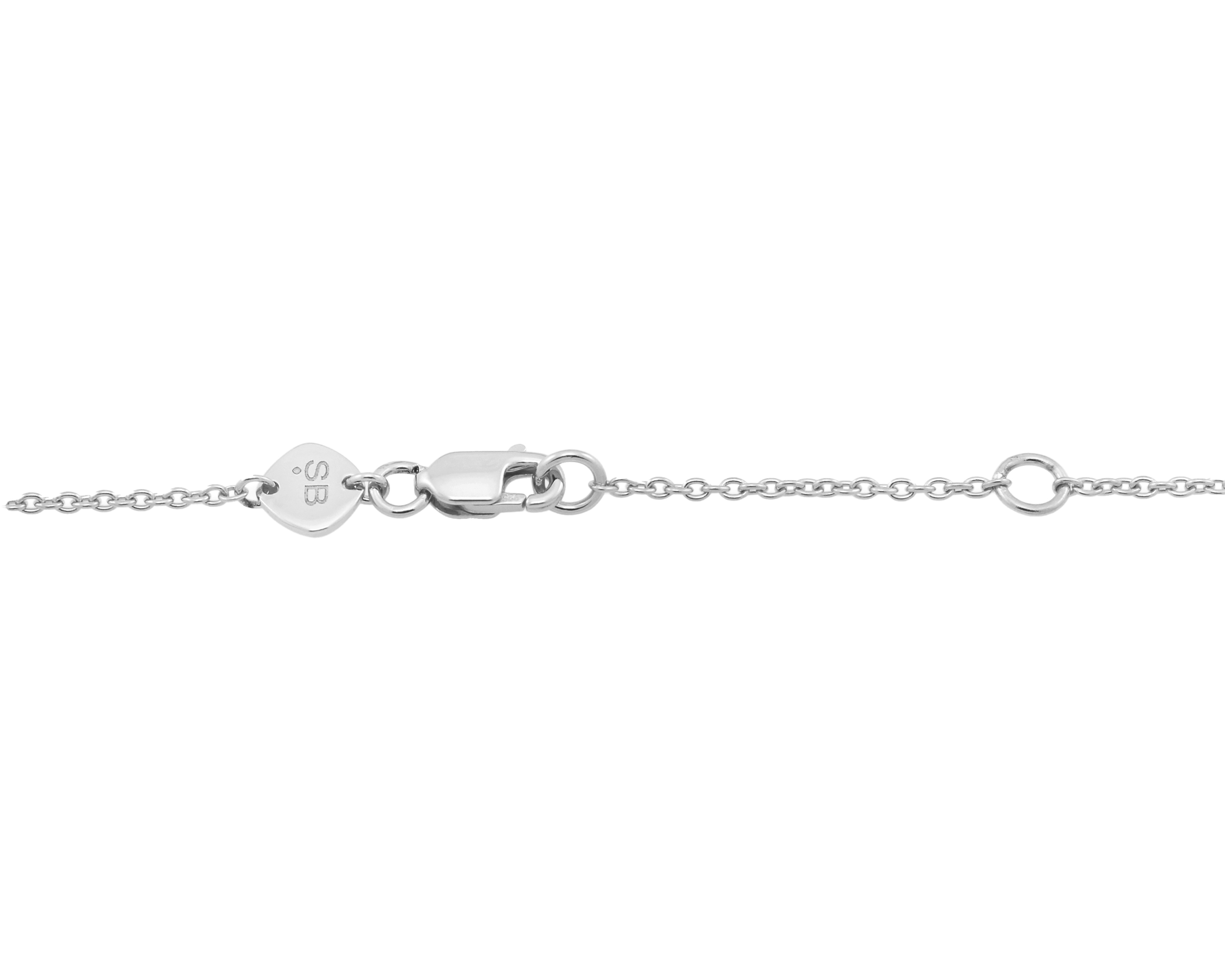 Sener Besim Diamond Necklace Clasp Silver