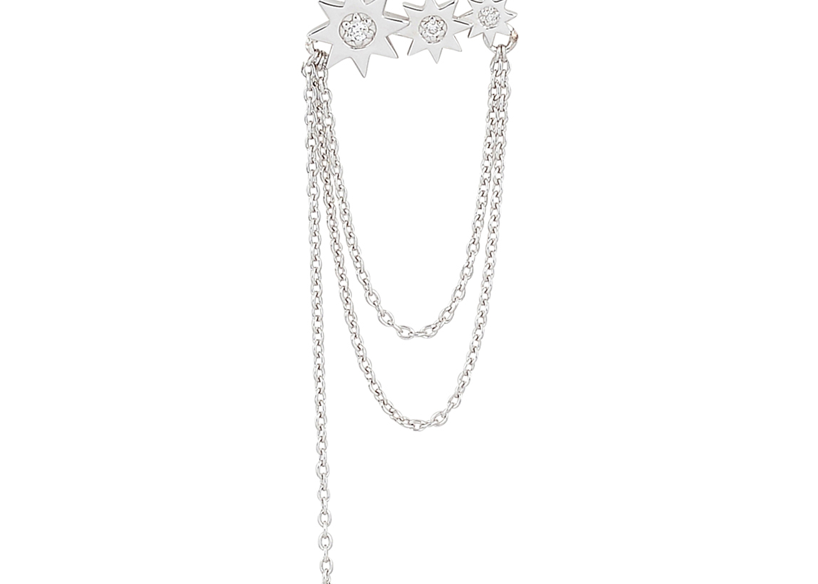 sener-besim-constellation-multi-chain-diamond-stud-silver-earrings