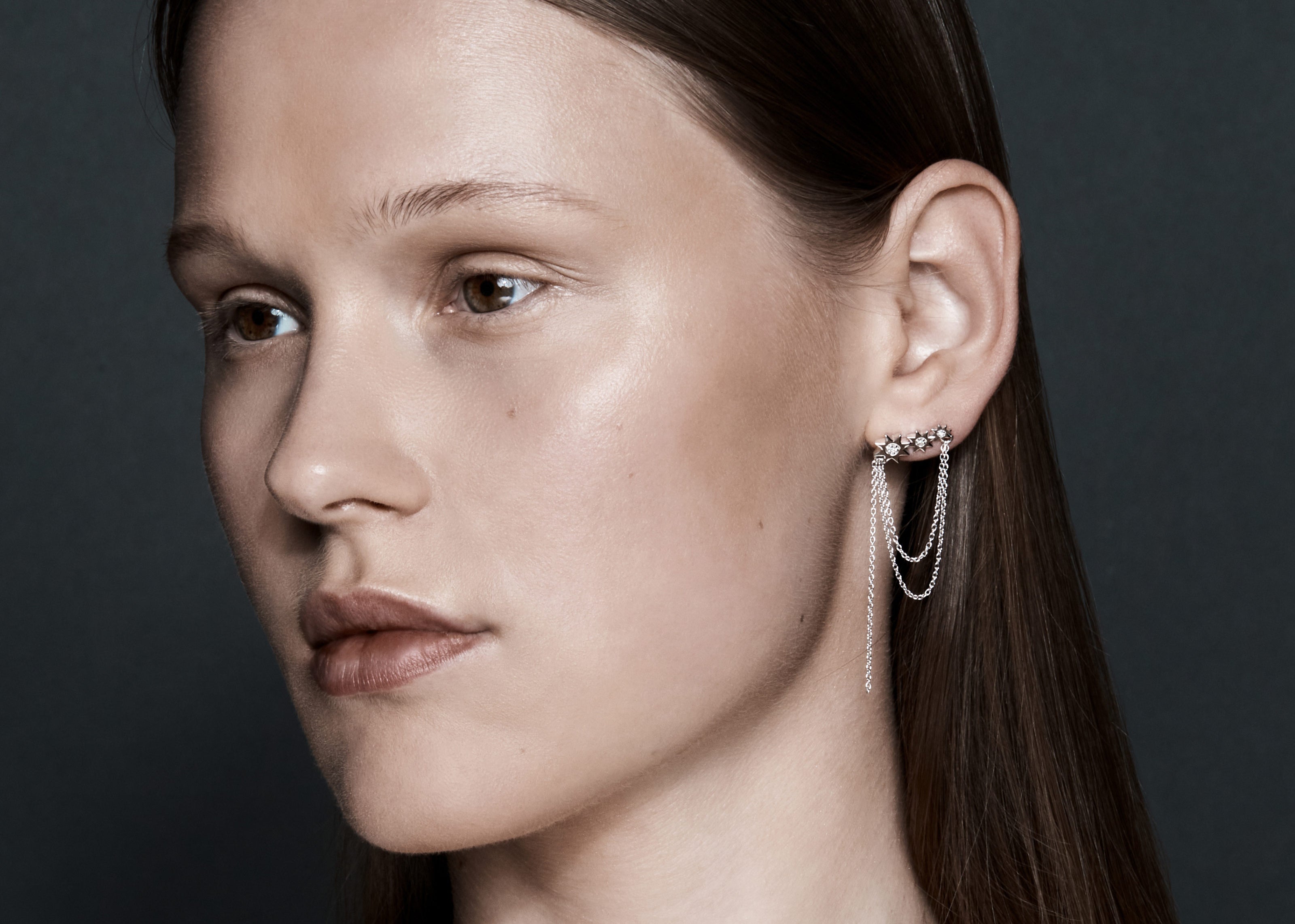 sener-besim-constellation-multi-chain-diamond-stud-silver-earrings