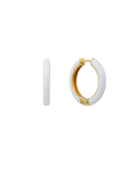 sener-besim-enamel-hoop-earring-white