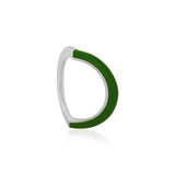 sener-besim-enamel-v-ring-green