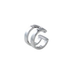 Linear Double Band Ear Cuff in Silver - Main View