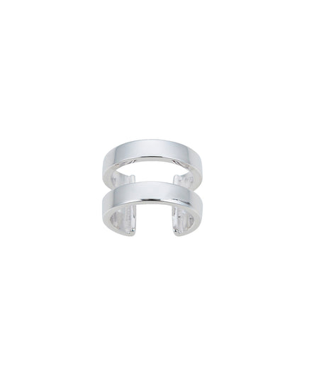 sener-besim-linear-double-band-ear-cuff-silver-earrings