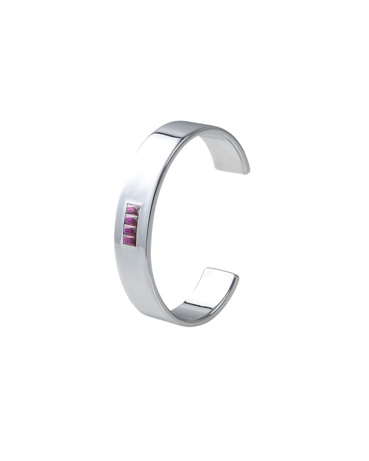     sener-besim-linear-gem-bangle-silver-ruby_