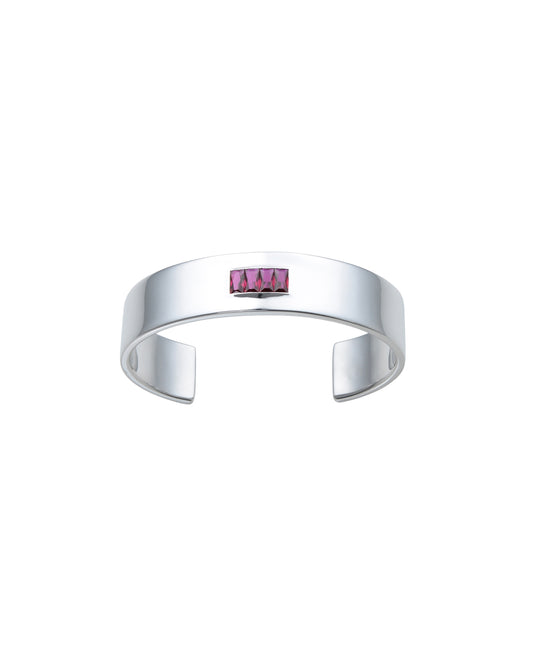     sener-besim-linear-gem-bangle-silver-ruby_