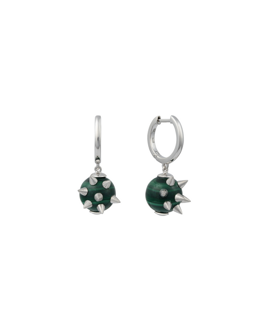 sener-besim-malachite-spike-earring-silver