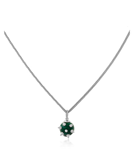 sener-besim-malachite-spike-necklace-silver