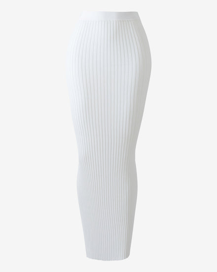 sener-besim-rib-knit-long-skirt-white