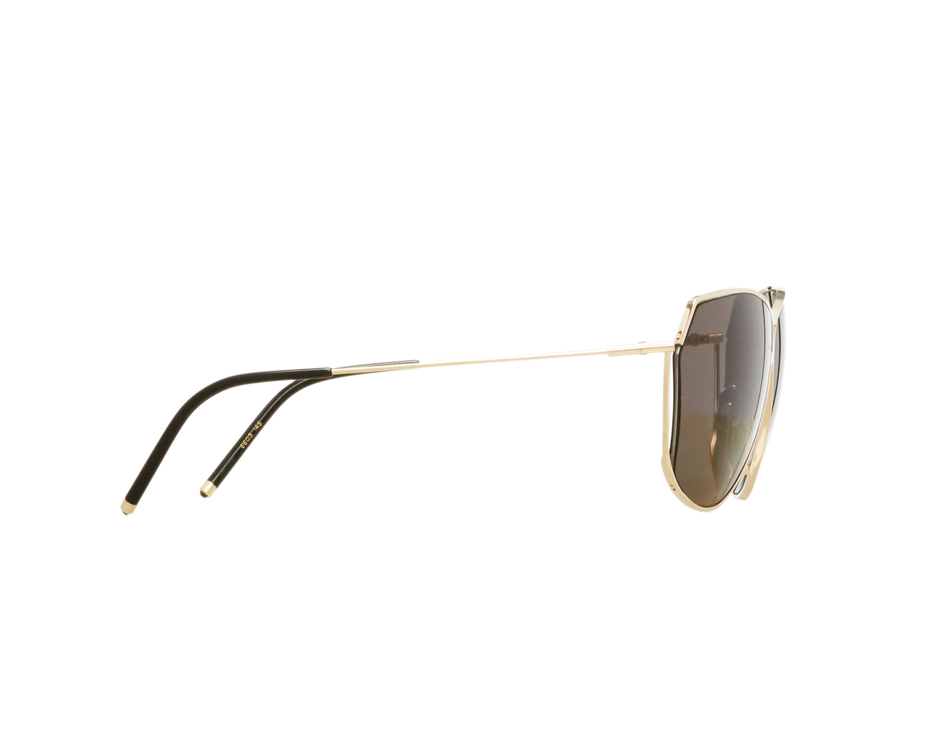 Şener Besim S2 sunglasses aurous graphite, titanium temple detail close up