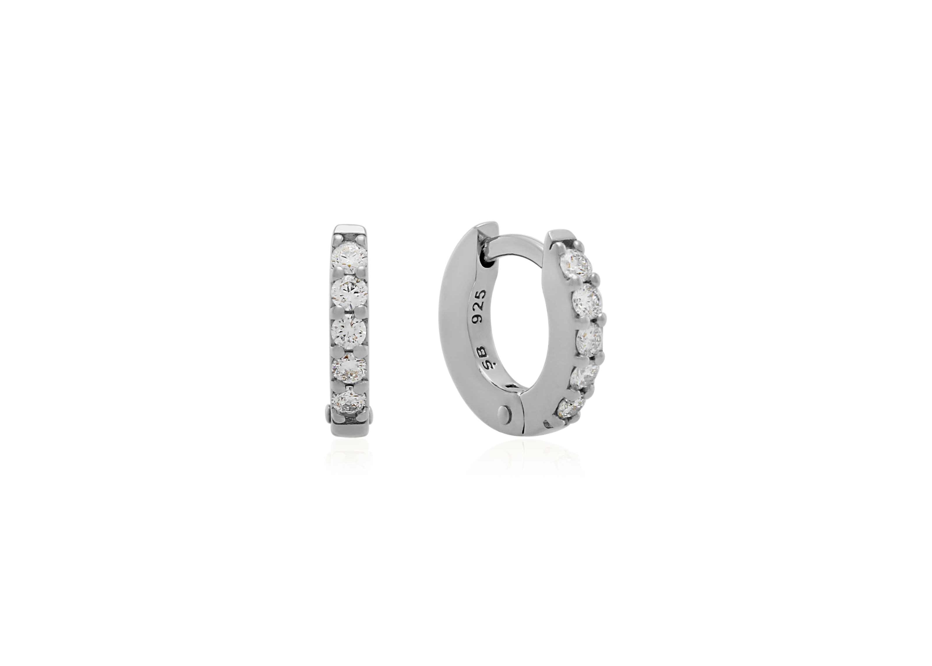     sener-besim-silver-rhodium-white-diamond-huggie-medium-earrings