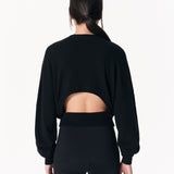 sener-besim-the-cropped-backless-sweater-black-knitwear-made-in-italy