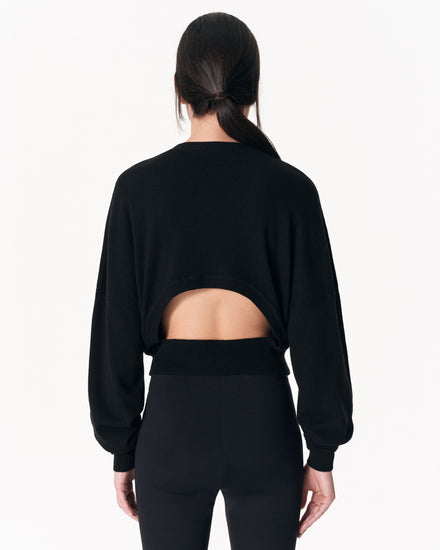 sener-besim-the-cropped-backless-sweater-black-knitwear-made-in-italy