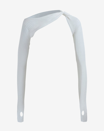 sener-besim-the-rib-knit-twist-shoulder-top-white