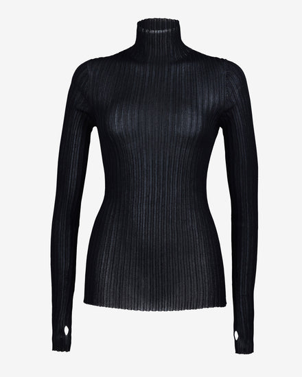 sener-besim-thumbhole-rib-knit-turtleneck-black