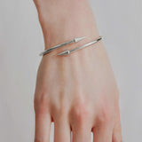 sener-besim-two-point-bangle-silver-bracelets